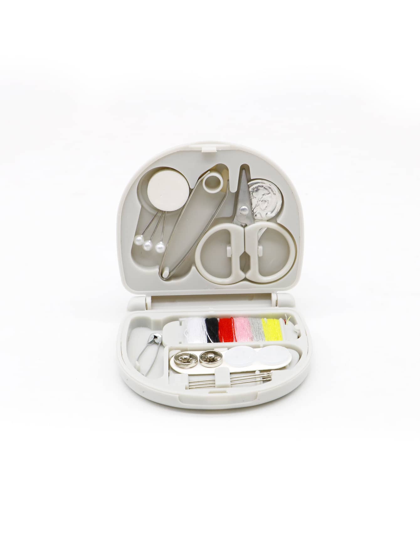 pince 1set Convenient Mini Grey Sewing Box