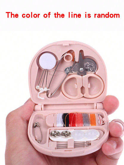 pince 1set Convenient Mini Grey Sewing Box