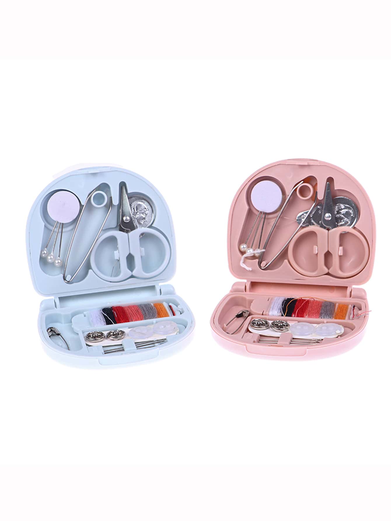 pince 1set Convenient Mini Grey Sewing Box