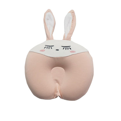 Pink Bunny Kitten Memory Foam Head Shaping Pillow for Baby