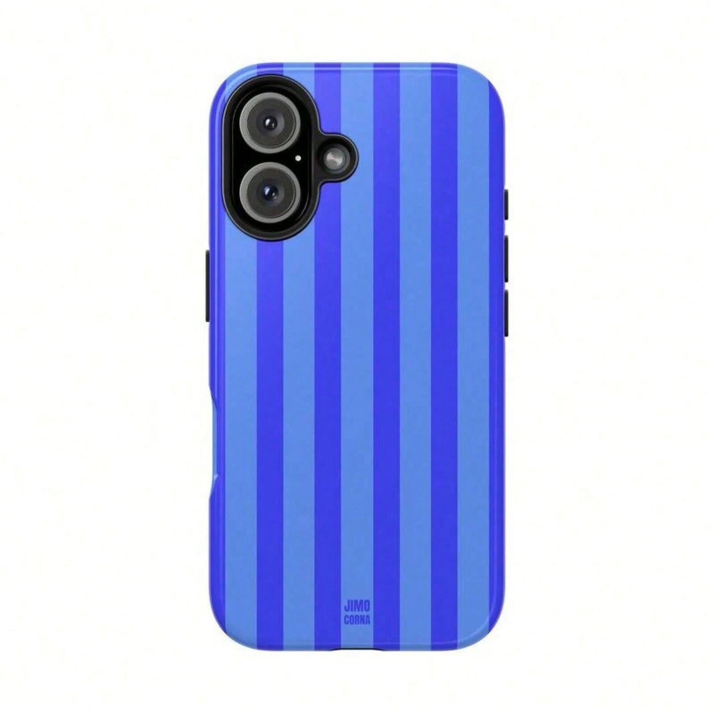 Pink Striped Elements Fashion Phone Cases Pink Striped Matte Vertical Striped 2-In-1 Phone Case In Pink And Light Yellow, Compatible With IPhone 16, 15, 14, 13, 12, 11, PRO MAX, PLUS And Other Models