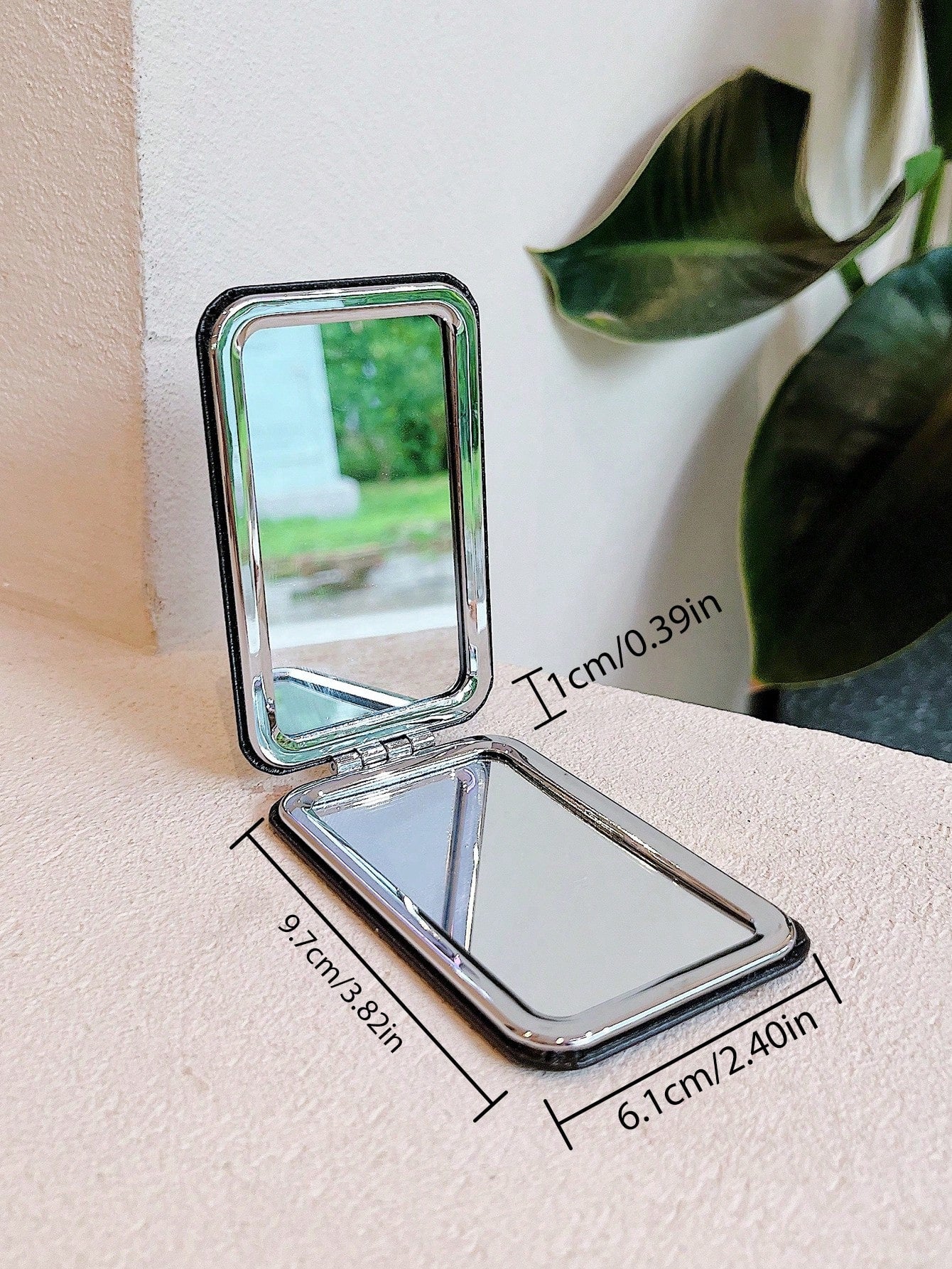 Plain Foldable Makeup Mirror