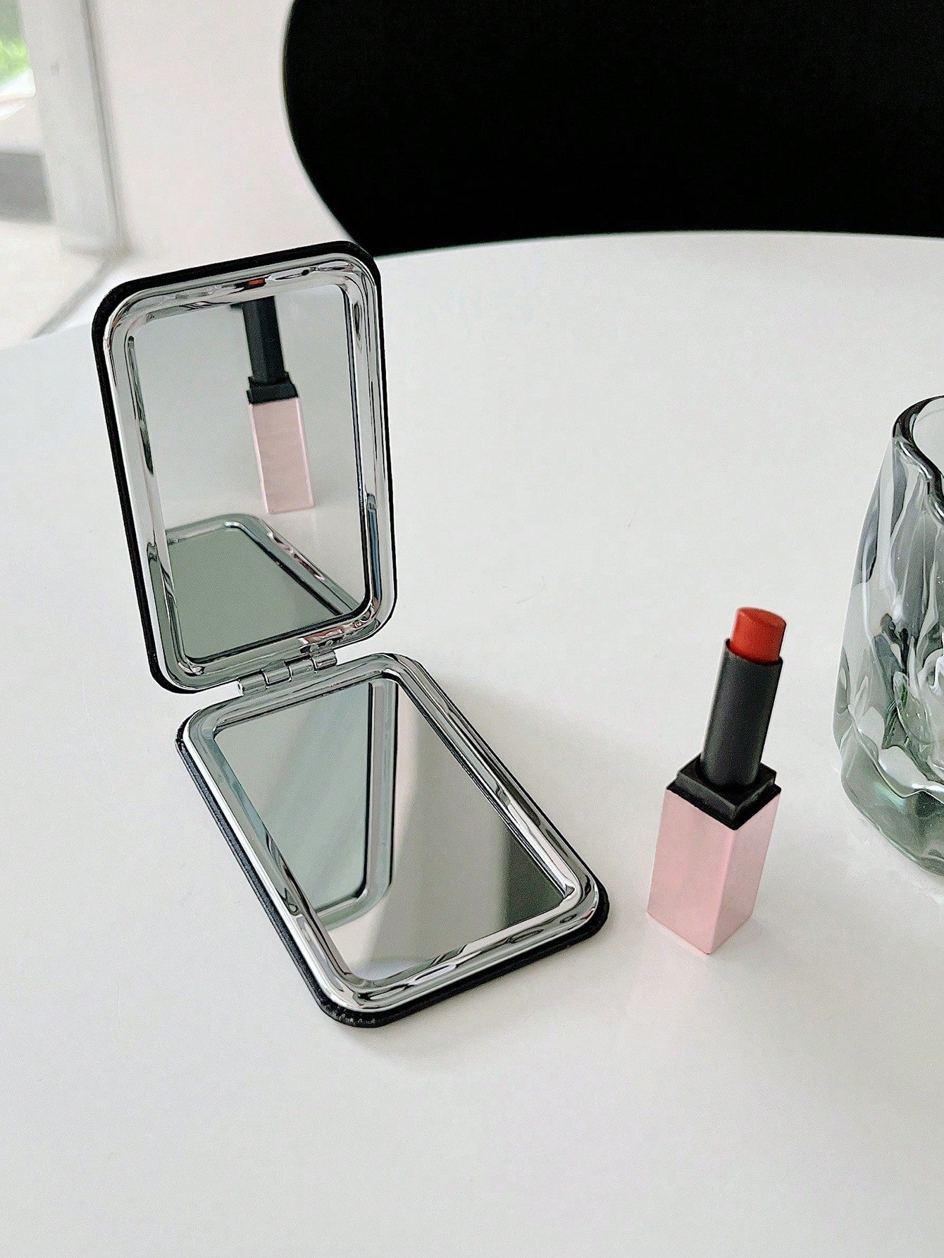 Plain Foldable Makeup Mirror