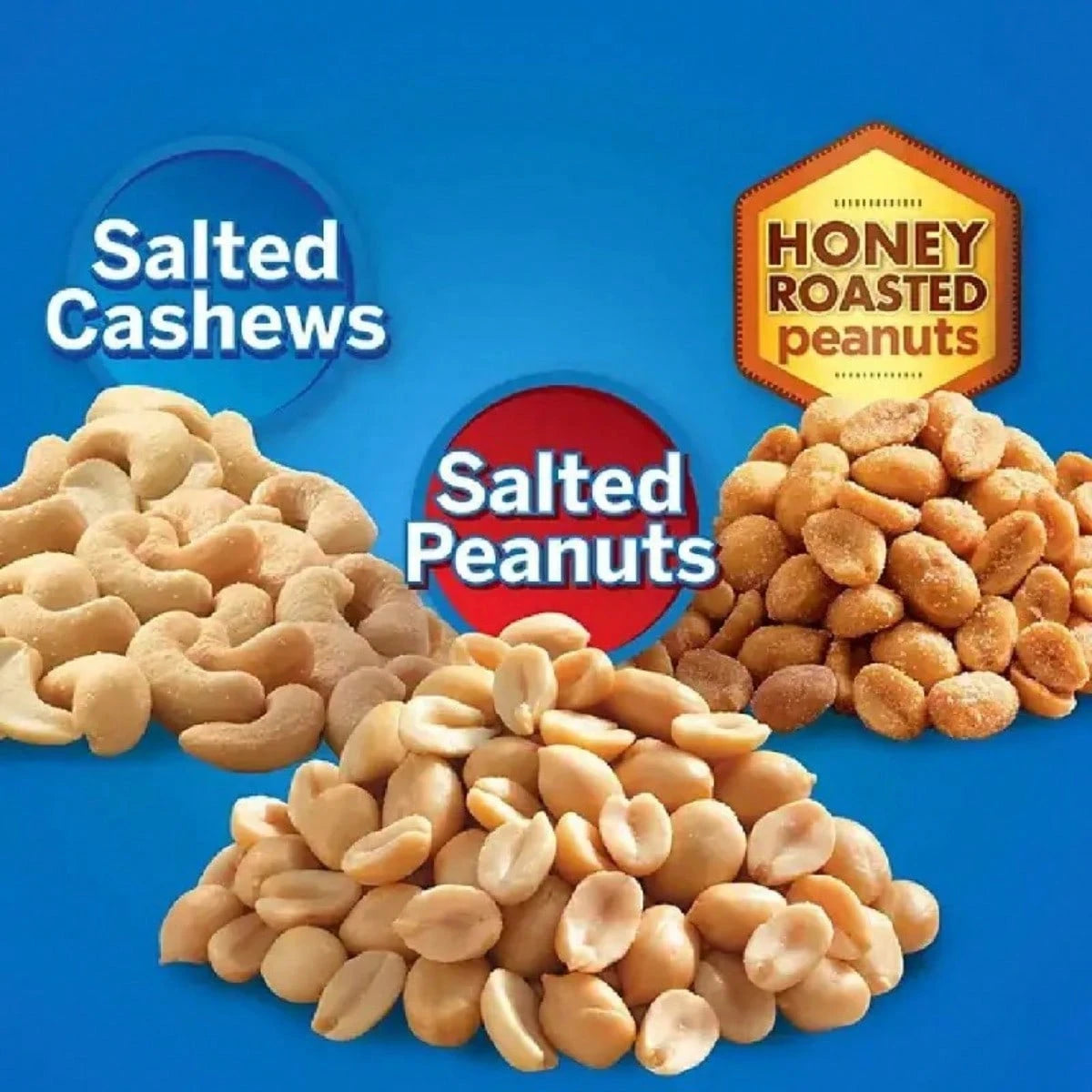 Planters Variety Pack Cashews & Peanuts, 24 Pk. 2.53lbs