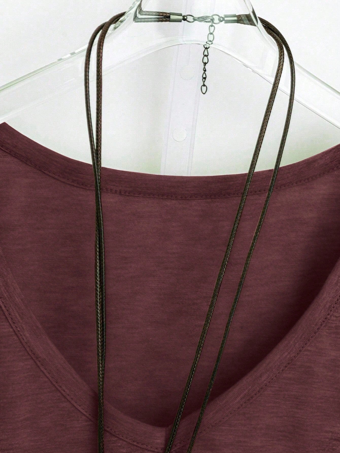 Plus Size Women V-Neck Loose Solid T-Shirt, Casual & Simple, Summer