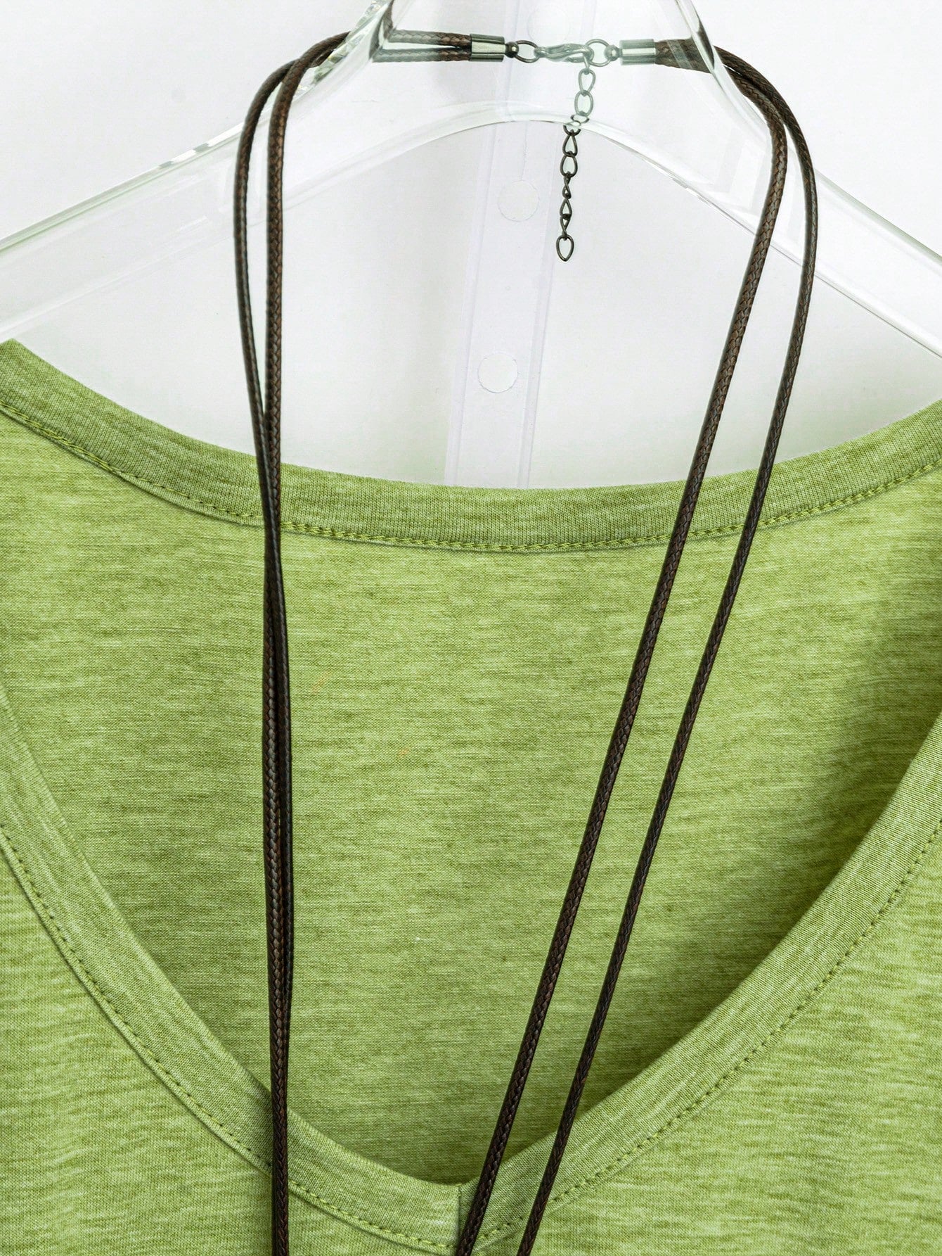 Plus Size Women V-Neck Loose Solid T-Shirt, Casual & Simple, Summer