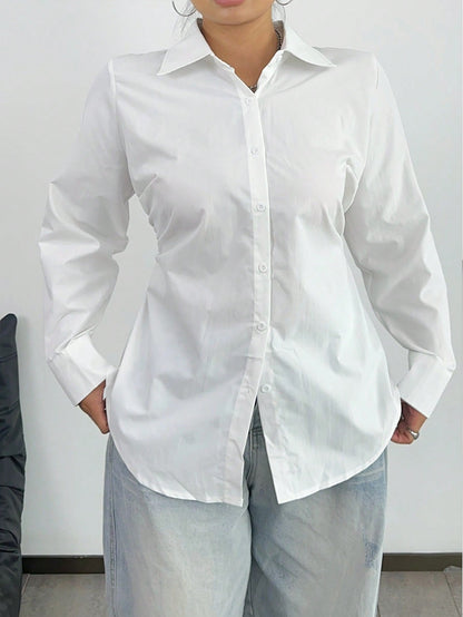 POPSWAY Plus Size Women's Casual Business Shirt Fall Cloth For Women