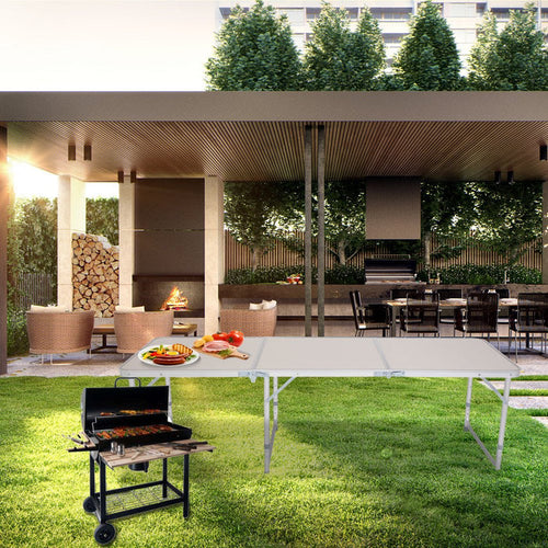 Portable Aluminum Folding Table Indoor/Outdoor