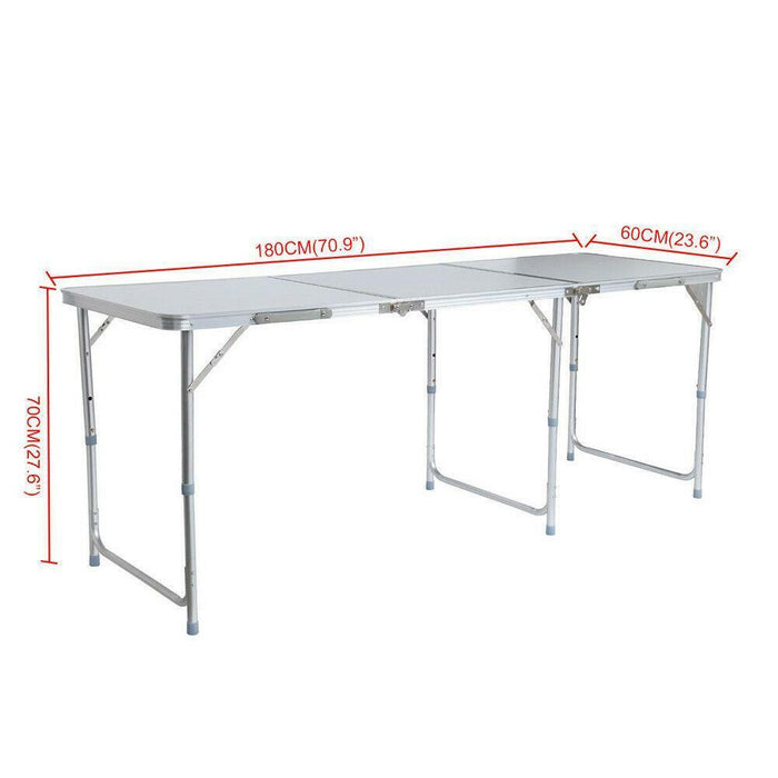Portable Aluminum Folding Table Indoor/Outdoor