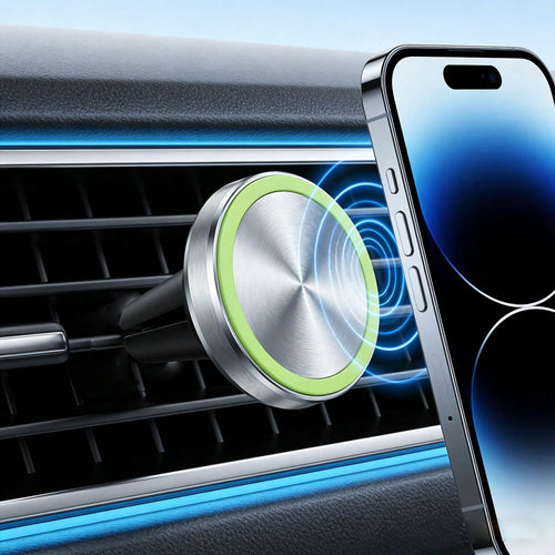 Portable Clip-On Magnetic Car Mount, Easily Attaches To Air Vents For Quick Use, Features Precise And Stable Magnetic Positioning For Easy Viewing Angle Adjustment. Very Practical And Convenient For D