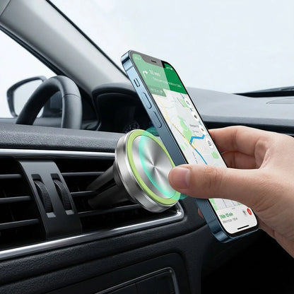 Portable Clip-On Magnetic Car Mount, Easily Attaches To Air Vents For Quick Use, Features Precise And Stable Magnetic Positioning For Easy Viewing Angle Adjustment. Very Practical And Convenient For D