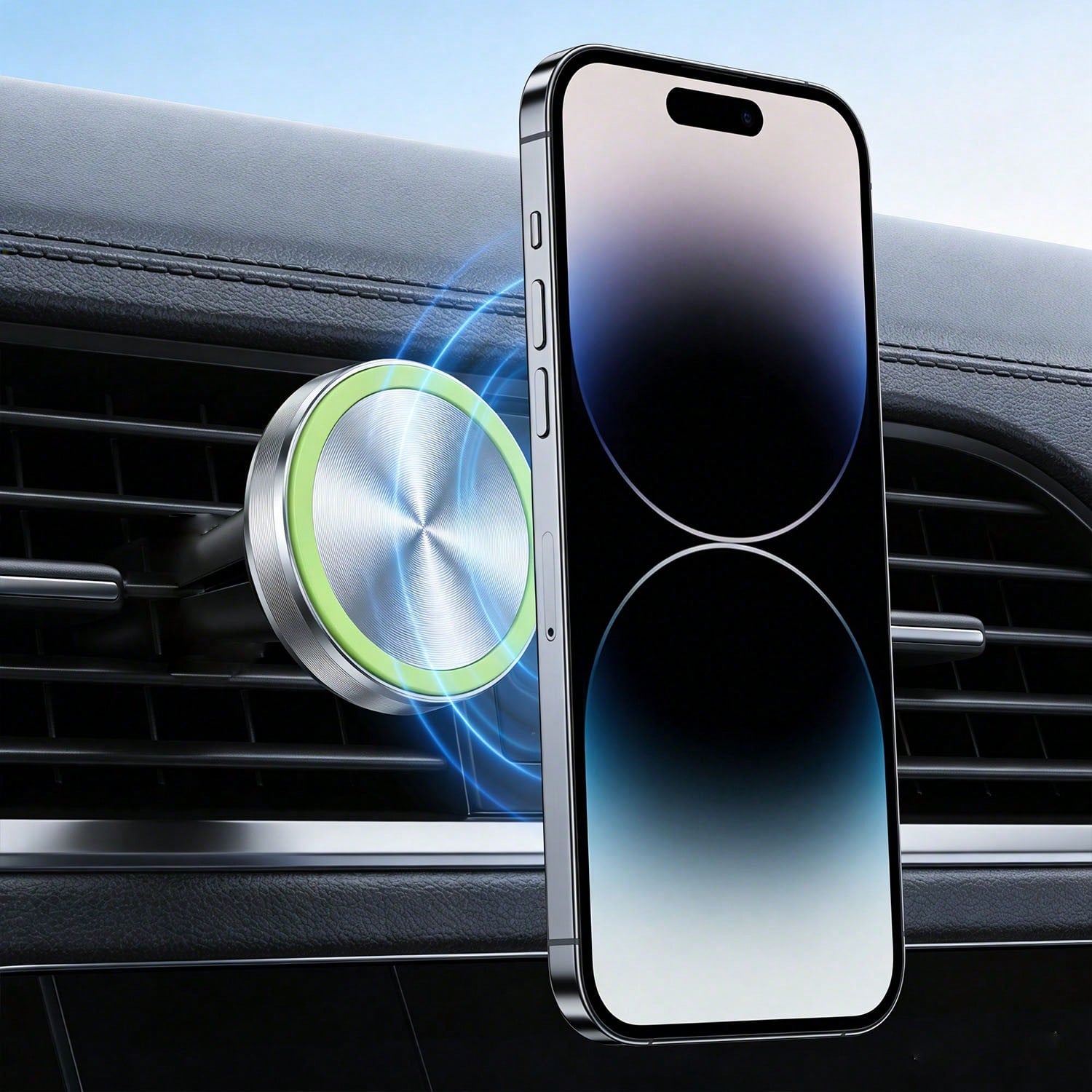 Portable Clip-On Magnetic Car Mount, Easily Attaches To Air Vents For Quick Use, Features Precise And Stable Magnetic Positioning For Easy Viewing Angle Adjustment. Very Practical And Convenient For D