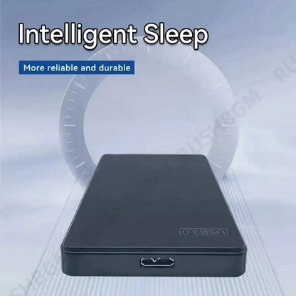 Portable External Hard Drive, 2TB Large Capacity Ultra-High Speed Data Transfer Portable Hard Drive, Suitable For USB 3.0 Compact Hard Drive, Portable And Shockproof, HDD External Hard Drive, Ultra-Lo