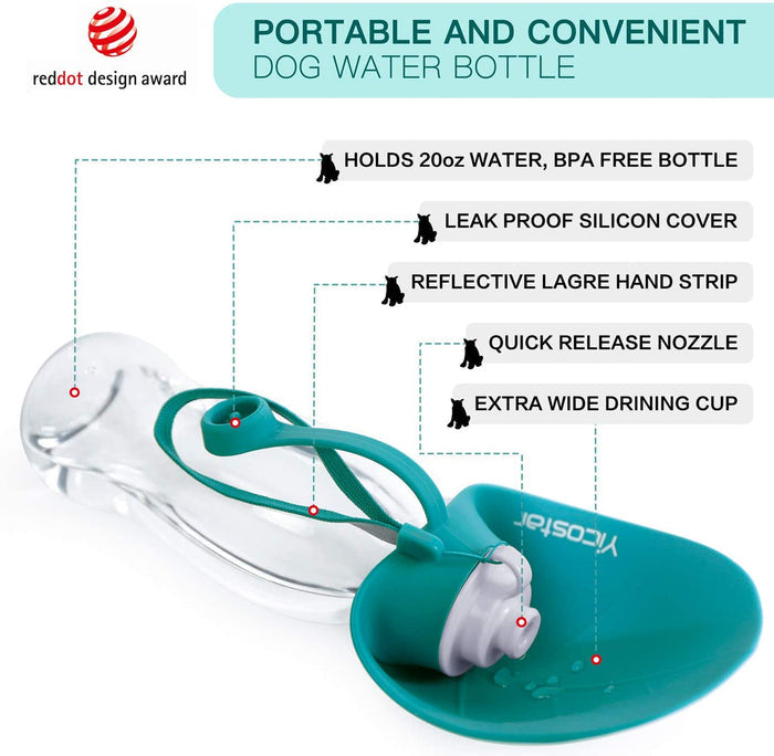 Portable Pet Dog Water Bottle : Perfect Outdoor Water Dispenser