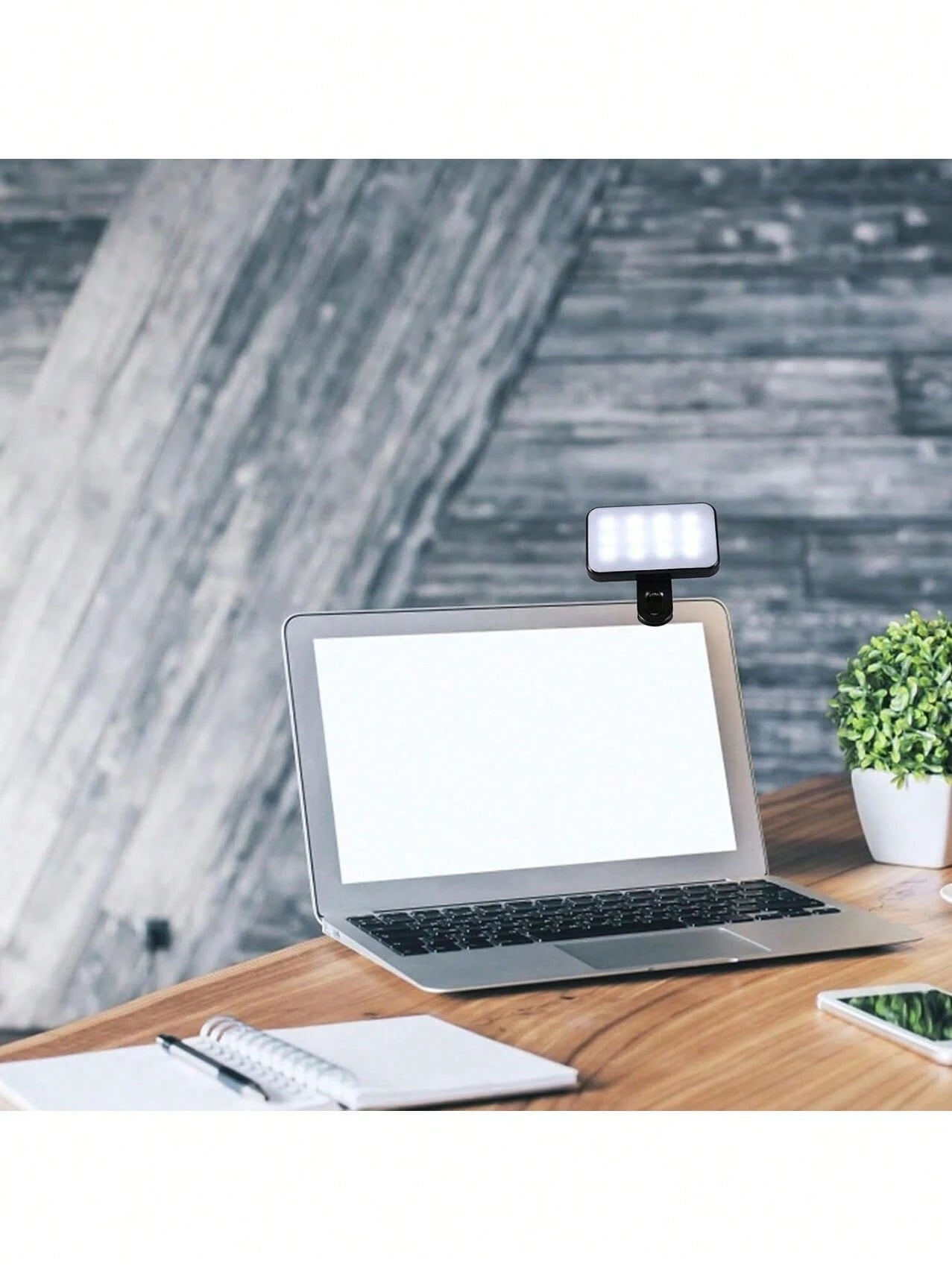 Portable Selfie Light Video Conference Lighting With Clip For Phone Camera, Clip On LED Light For Video Conference, Phone Light, Selfie Light, 3 Lighting Modes, Rechargeable, Portable, Suitable For La