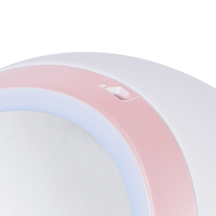 Portable Vanity LED Mirror Cosmetic Makeup Serum Organizer Caddy