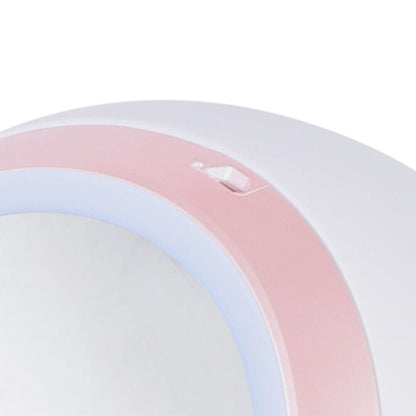 Portable Vanity LED Mirror Cosmetic Makeup Serum Organizer Caddy