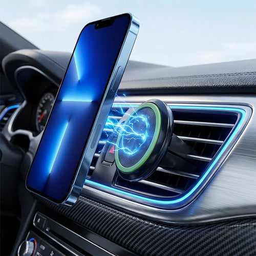 Powerful Magnetic Car Air Vent Phone Holder, One-Handed Operation Convenient, Stable Suitable For Navigation And Calling While Driving