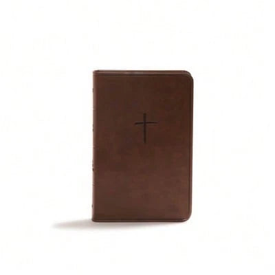 Pre-Owned CSB Compact Bible, Value Edition, Brown Leathertouch (Hardcover) By Csb Bibles By Holman