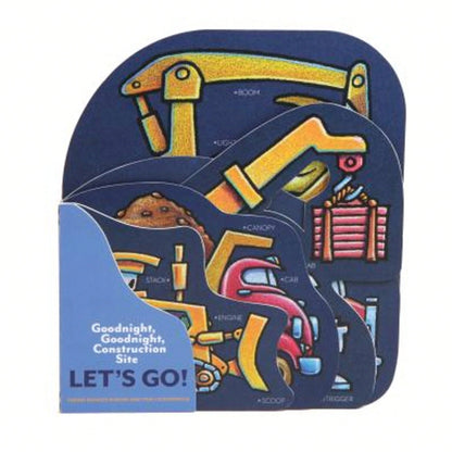 Pre-Owned Goodnight, Goodnight, Construction Site: Let's Go!: (Construction Vehicle Board Books, (Hardcover) By Sherri Duskey Rinker