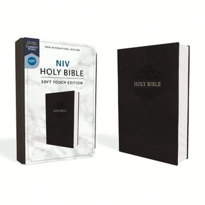 Pre-Owned NIV, Holy Bible, Soft Touch Edition, Imitation Leather, Black, Comfort Print (Hardcover) By Zondervan