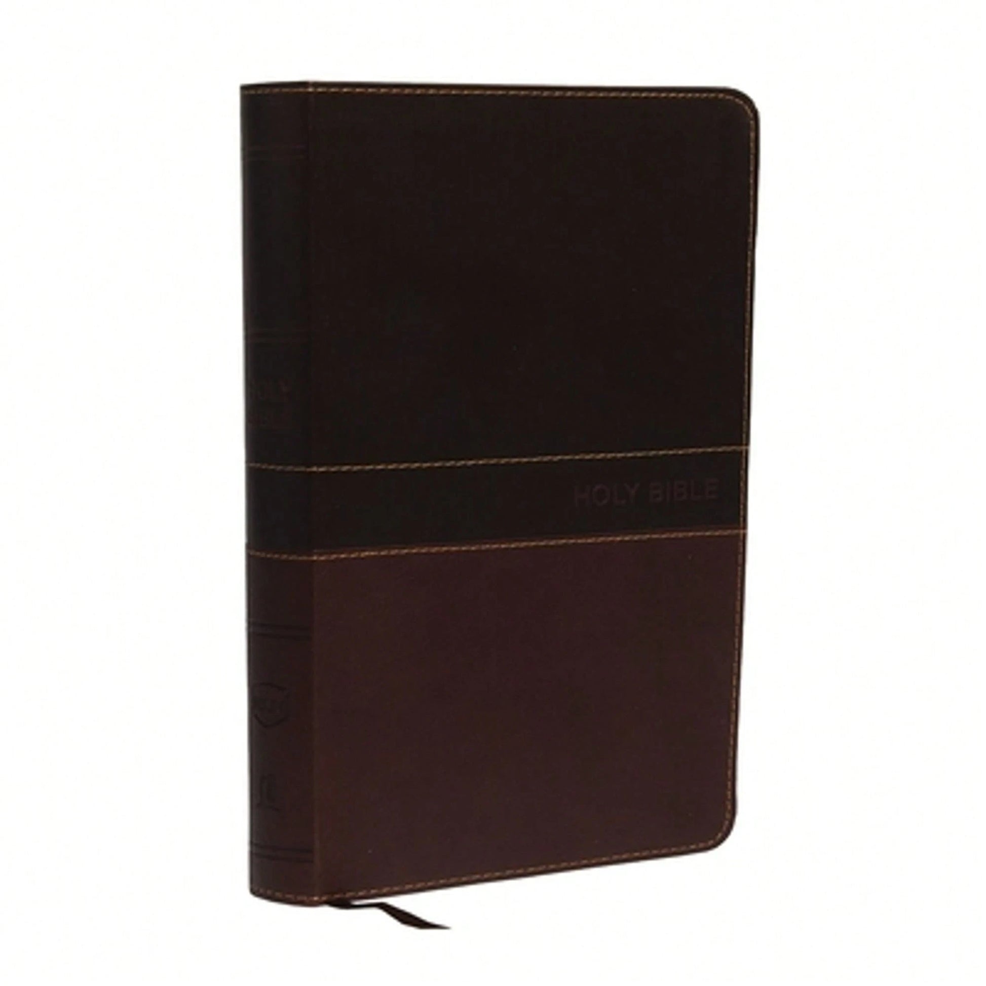 Pre-Owned NKJV, Deluxe Gift Bible, Imitation Leather, Tan, Red Letter Edition (Hardcover) By Thomas Nelson