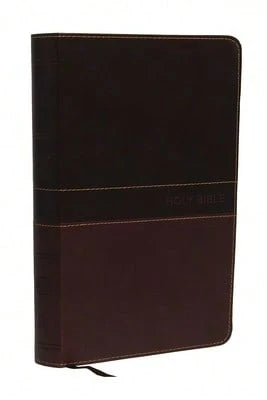 Pre-Owned NKJV, Deluxe Gift Bible, Imitation Leather, Tan, Red Letter Edition (Hardcover) By Thomas Nelson