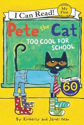 Pre-Owned Pete The Cat: Too Cool For School (Paperback) By Kimberly Dean