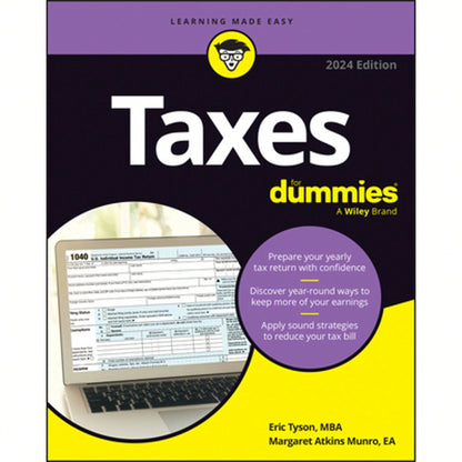 Pre-Owned Taxes For Dummies: 2024 Edition (Paperback) By Eric Tyson, Margaret A Munro