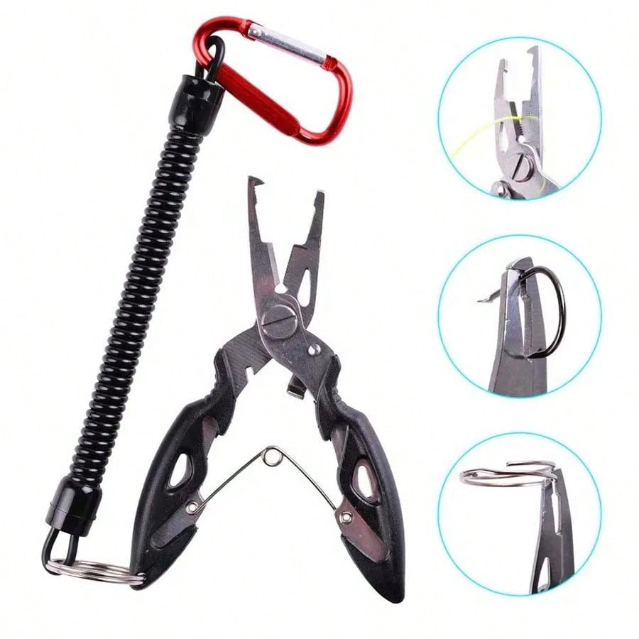 Premium Fishing Pliers & Gripper Set- Stainless Steel Hook Remover & Line Cutter With Razor-Sharp Edge- The Ultimate All-In-One Fishing Tool Kit