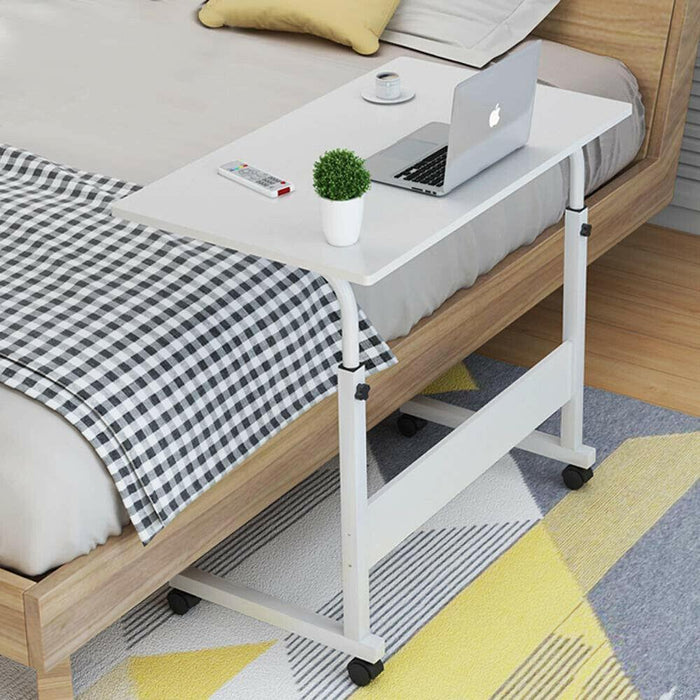 Premium Standing Wheeled Over The Bed Laptop Breakfast Table