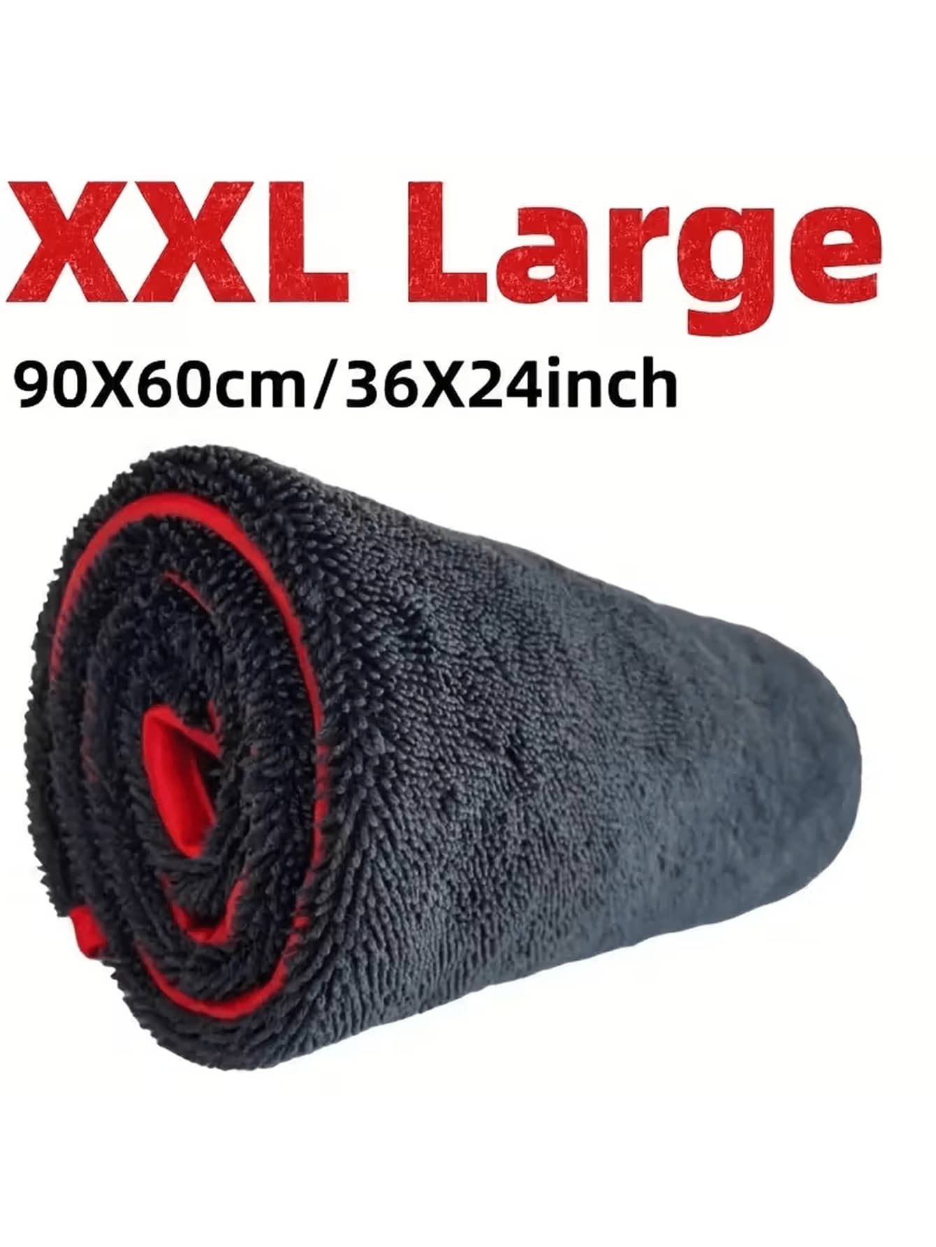 Premium Ultra-Fine Microfiber Car Cleaning Towel – Lint-Free, Chemical-Free, Ultra-Soft Car Detailing Cloth, Scratch-Free Cleaning, Drying And Polishing – Durable Car Care Accessory