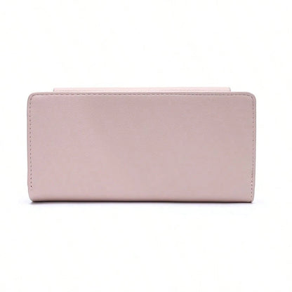 PRETTYZYS Long Leaf Metal Buckle Folding Zipper Multifunctional Wallet Fashion Printed Large Capacity Women's Wallet Clutch Purse Business Travel Valentine's Day Gift For Her For Women Wallet Purse Wa