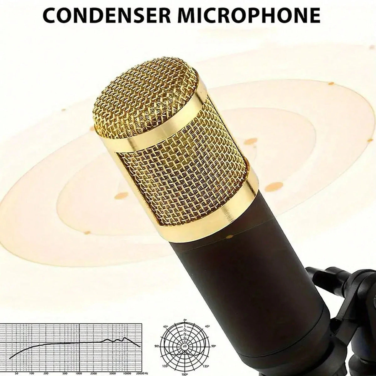 Professional Podcast DJ Equipment Bundle Kit: Live Sound Card, Audio Mixer For Console Recording, Microphone Stand – Full Music Studio Setup With 1 Mics For PC, Phone Gaming & Karaoke Streaming And Co