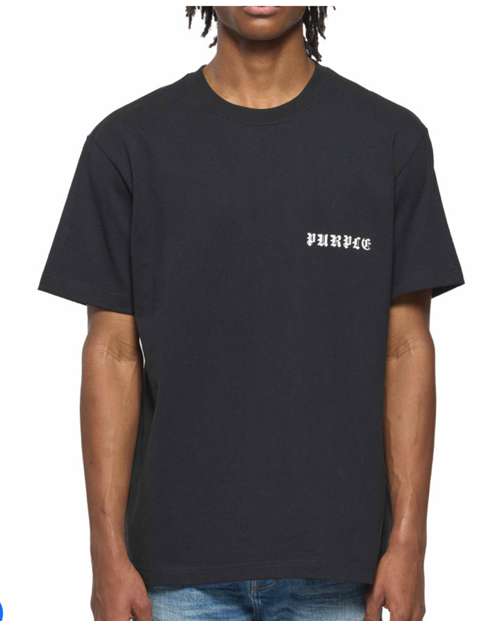 PURPLE-Jumbo Spine Tee-P117-HJBK824