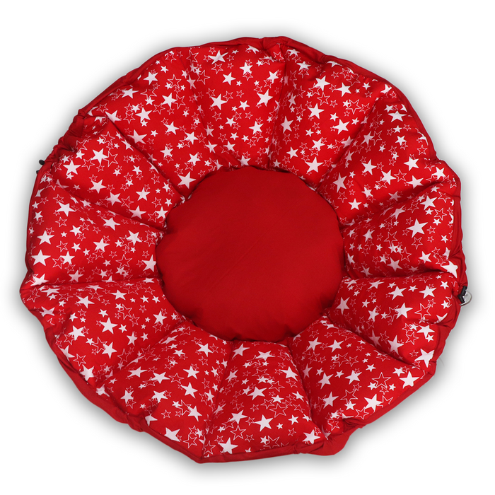 Red Star Baby Play Mat Cum Storage Bag