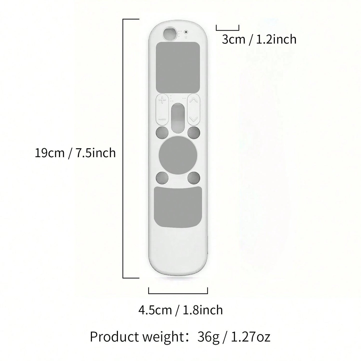 Remote Control Silicone Protective Case, Shockproof, Luminous, For AN-MR21GC MR21N