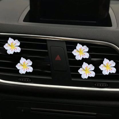 Resin Sakura Flower Car Air Vent Clip, Car Interior Decorative Clip