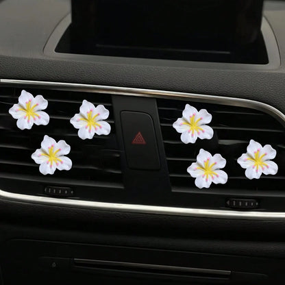 Resin Sakura Flower Car Air Vent Clip, Car Interior Decorative Clip