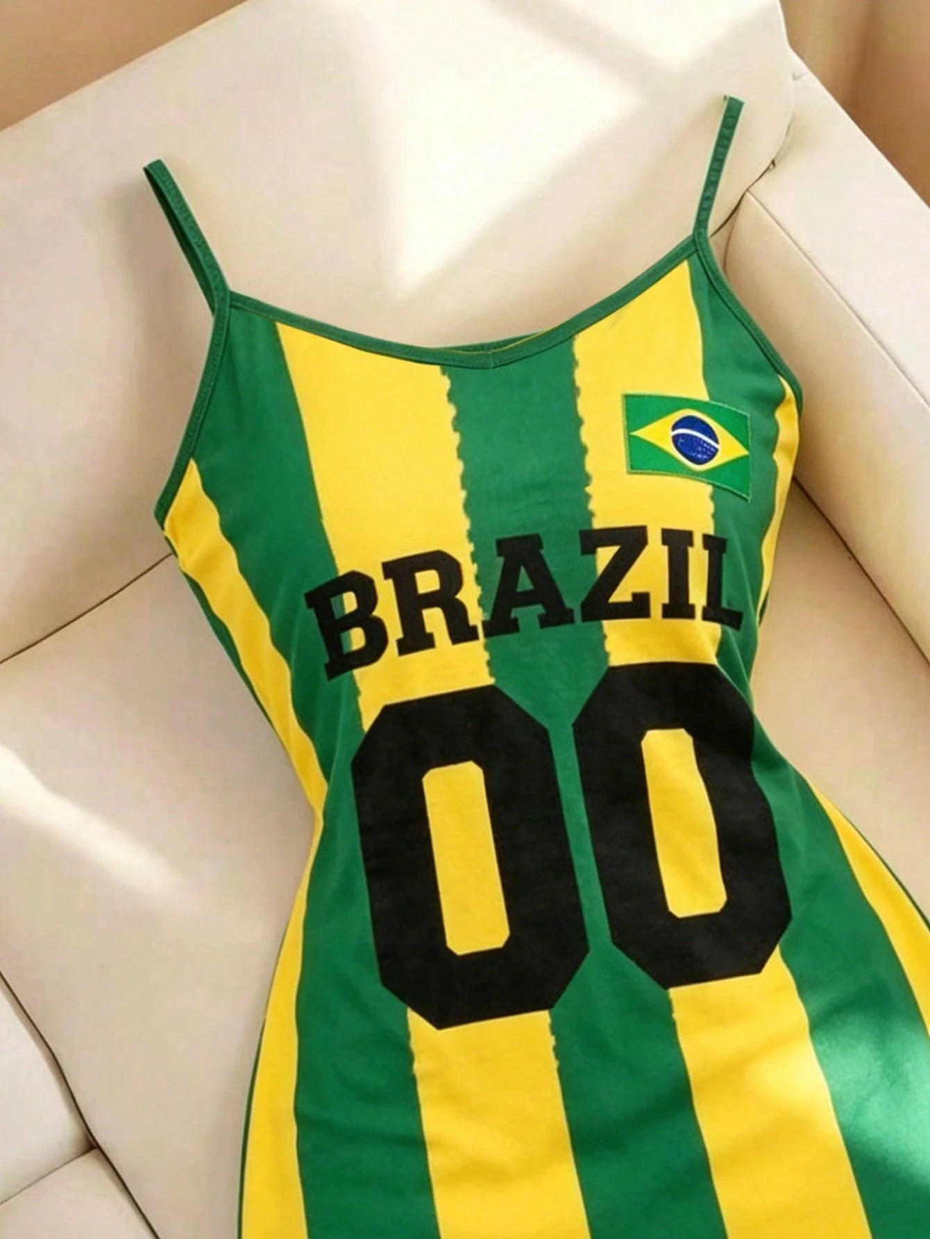 Resyla New Arrivals- Best Sellers Brazilian Style Match Day Sports Graphic Women's Dresses