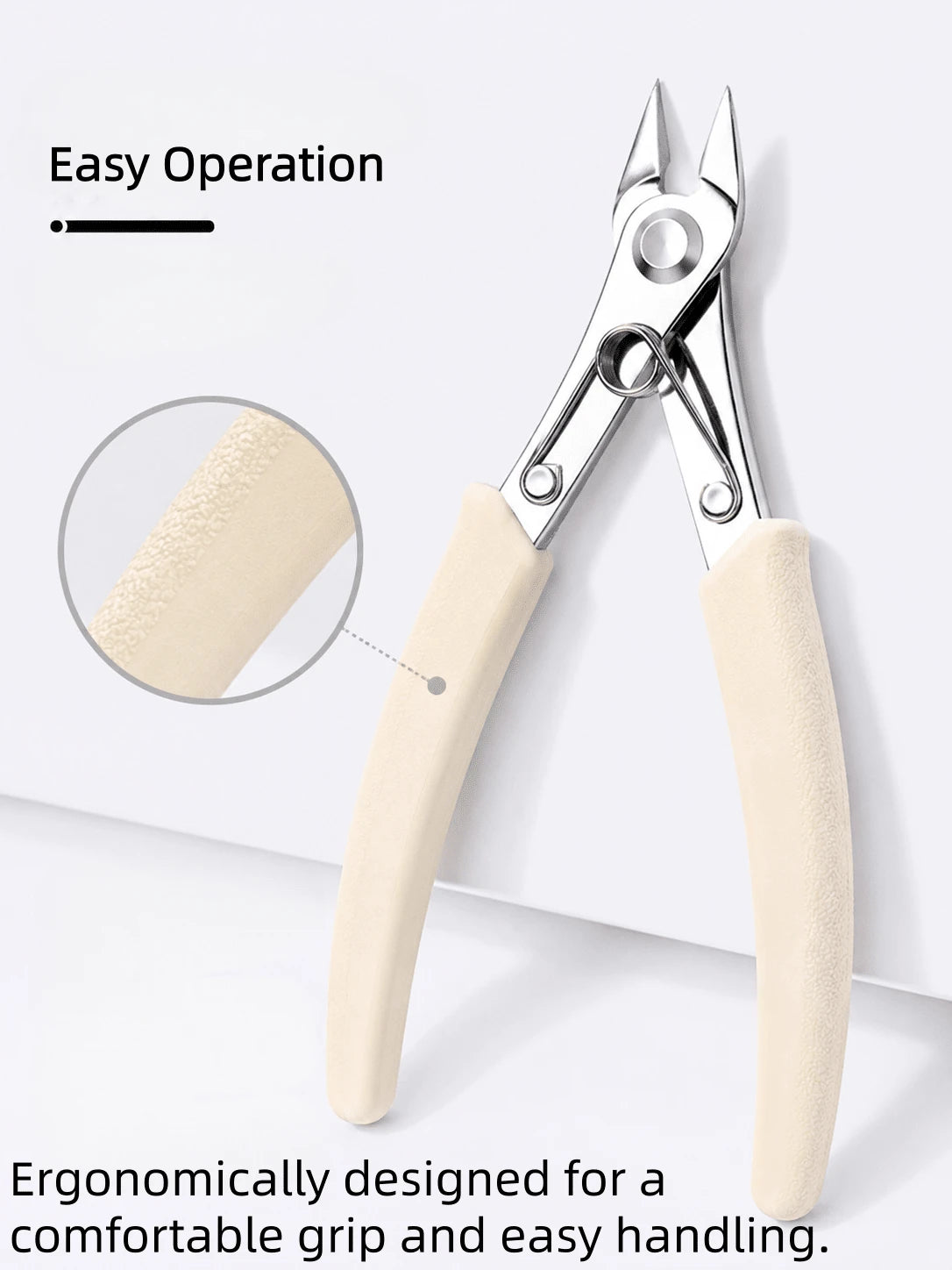 Rhinestone Gemstone Removal Pliers, Nail Remover, Wire Cutters, Nail Removal Pliers, Multi-Functional Comfortable Grip Women's Nail Art Tools, Nail Drill Removal Tool, Travel Essential