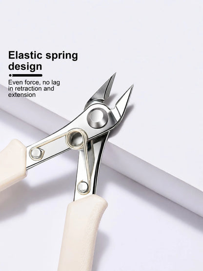 Rhinestone Gemstone Removal Pliers, Nail Remover, Wire Cutters, Nail Removal Pliers, Multi-Functional Comfortable Grip Women's Nail Art Tools, Nail Drill Removal Tool, Travel Essential
