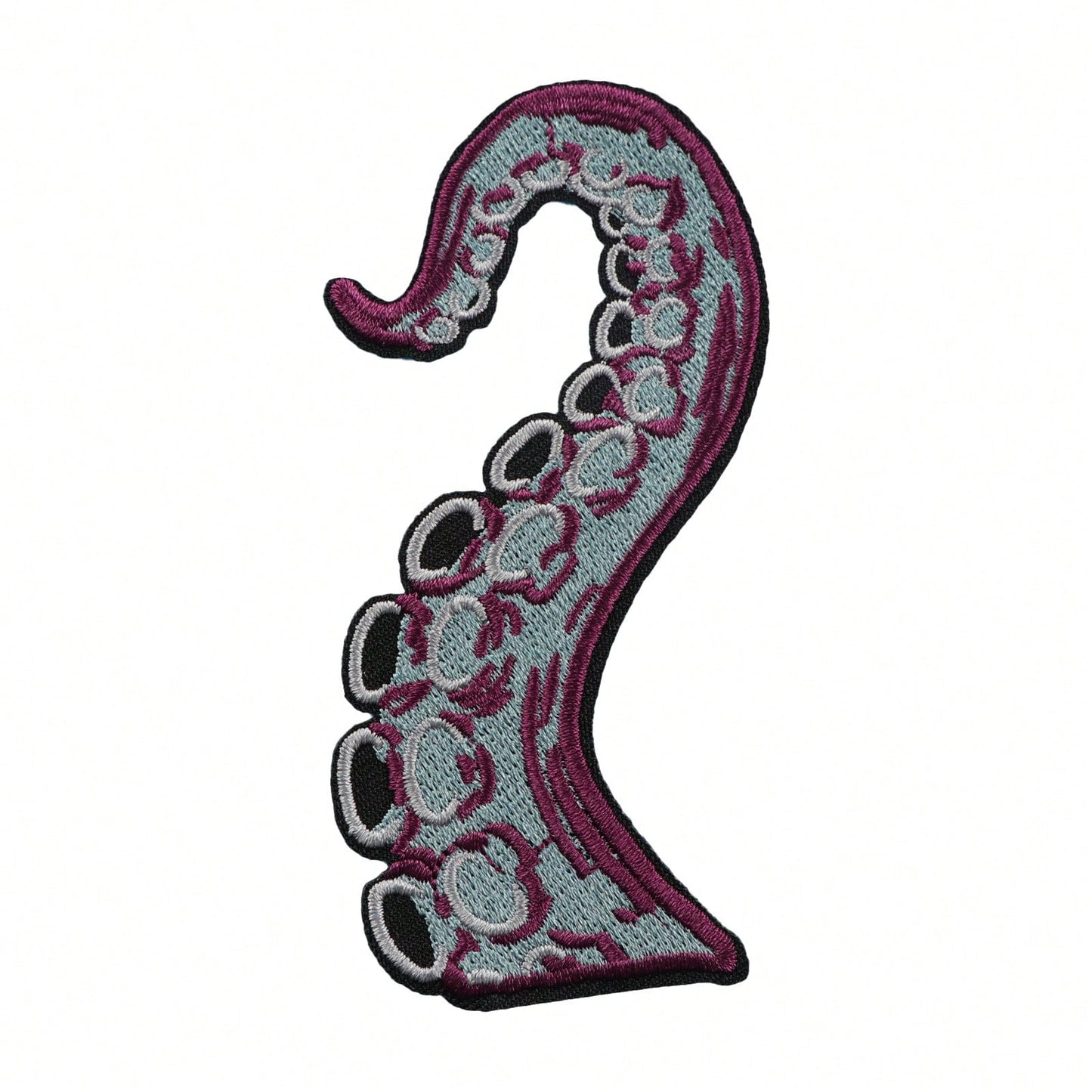 RHUAGYP 1pc Octopus Tentacle Embroidered Patch, Sea Monster Tentacle Fabric Patch, Iron-On/Sew-On, Marine Creature Decorative Applique, Suitable For Jackets, Backpacks, Hats And Various Clothing DIY D