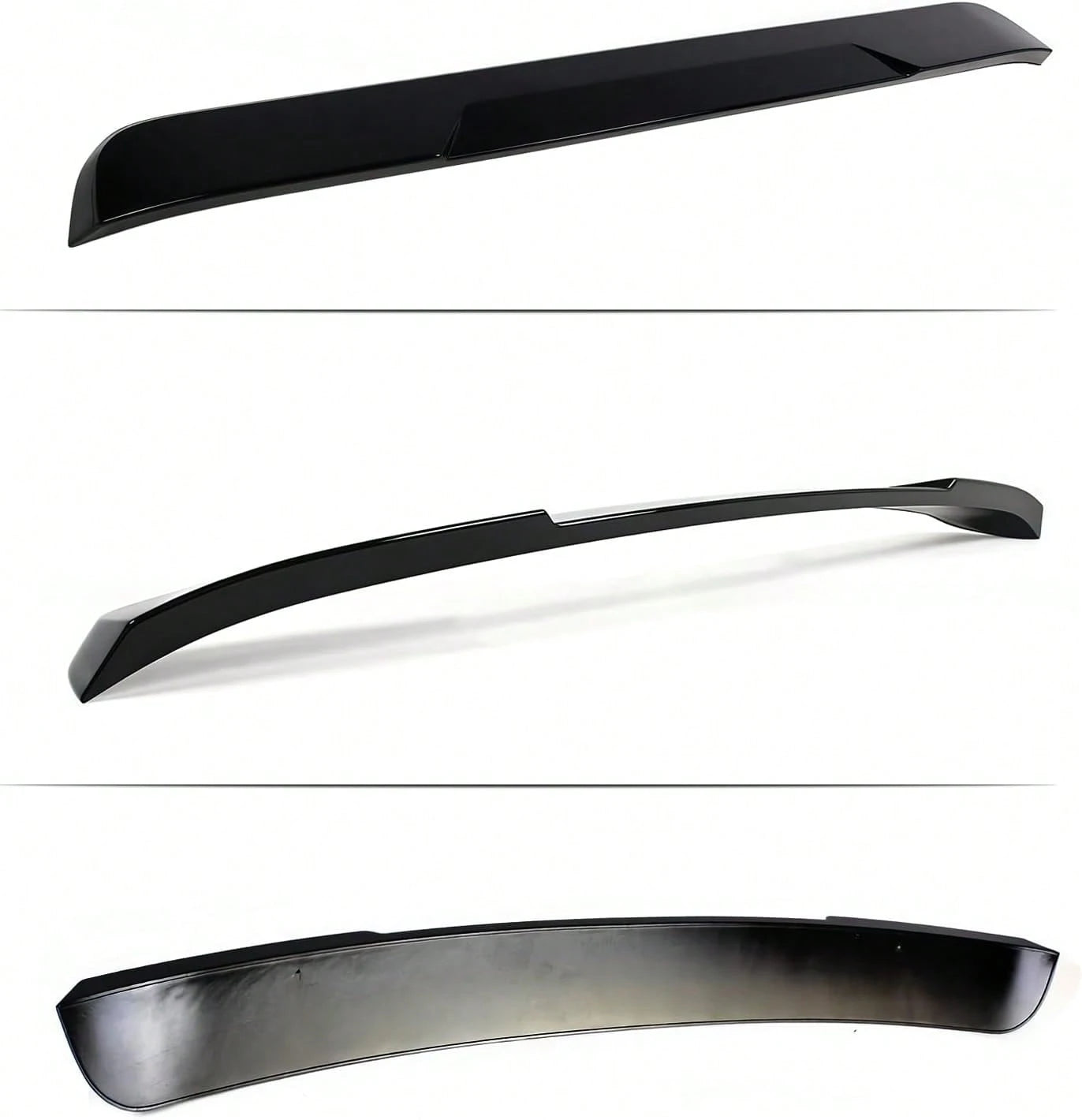 Roof Window Spoiler Compatible With 2020-2026, Gloss Black V Style Rear Top Wing Fits All Models Sedan 4-Door 2020 2021 2022 2023 2024 2025 2026
