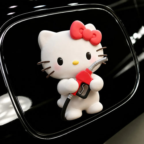 SANRIO 1pc Hello Kitty Vehicle Stickers, Cute And Fun, Waterproof And Durable, Ideal For Cars, Trucks, Motorcycles, And Walls- Made To Last, Great For Gifting During Halloween, Christmas, New Year, A