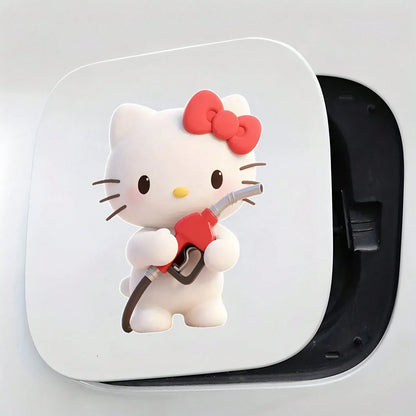 SANRIO 1pc Hello Kitty Vehicle Stickers, Cute And Fun, Waterproof And Durable, Ideal For Cars, Trucks, Motorcycles, And Walls- Made To Last, Great For Gifting During Halloween, Christmas, New Year, A