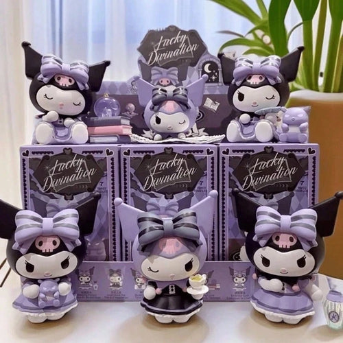 Sanrio Kuromi Series Gift Box, Handmade Office Doll, Desktop Decoration, Gift For Girls, Suitable For Holidays, Christmas Mystery Gift Box