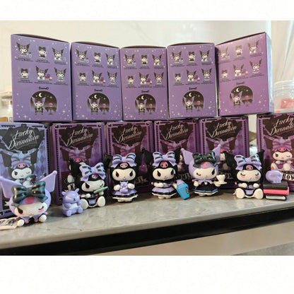 Sanrio Kuromi Series Gift Box, Handmade Office Doll, Desktop Decoration, Gift For Girls, Suitable For Holidays, Christmas Mystery Gift Box
