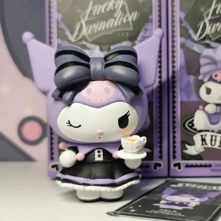 Sanrio Kuromi Series Gift Box, Handmade Office Doll, Desktop Decoration, Gift For Girls, Suitable For Holidays, Christmas Mystery Gift Box