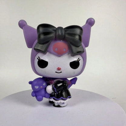 Sanrio Kuromi Series Gift Box, Handmade Office Doll, Desktop Decoration, Gift For Girls, Suitable For Holidays, Christmas Mystery Gift Box